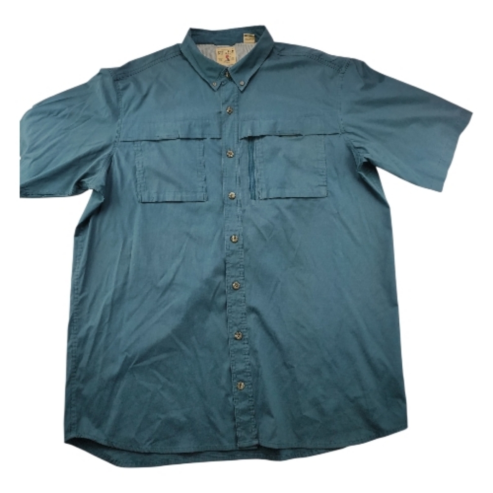 Red Head 2XLT Tall Blue Outdoor Fishing Hiking Shirt Vented